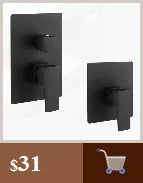 Bathroom Deck Mounted Basin Faucet Black Sink Tap Single Hole Water Tap Hot and Cold Mixer Faucet