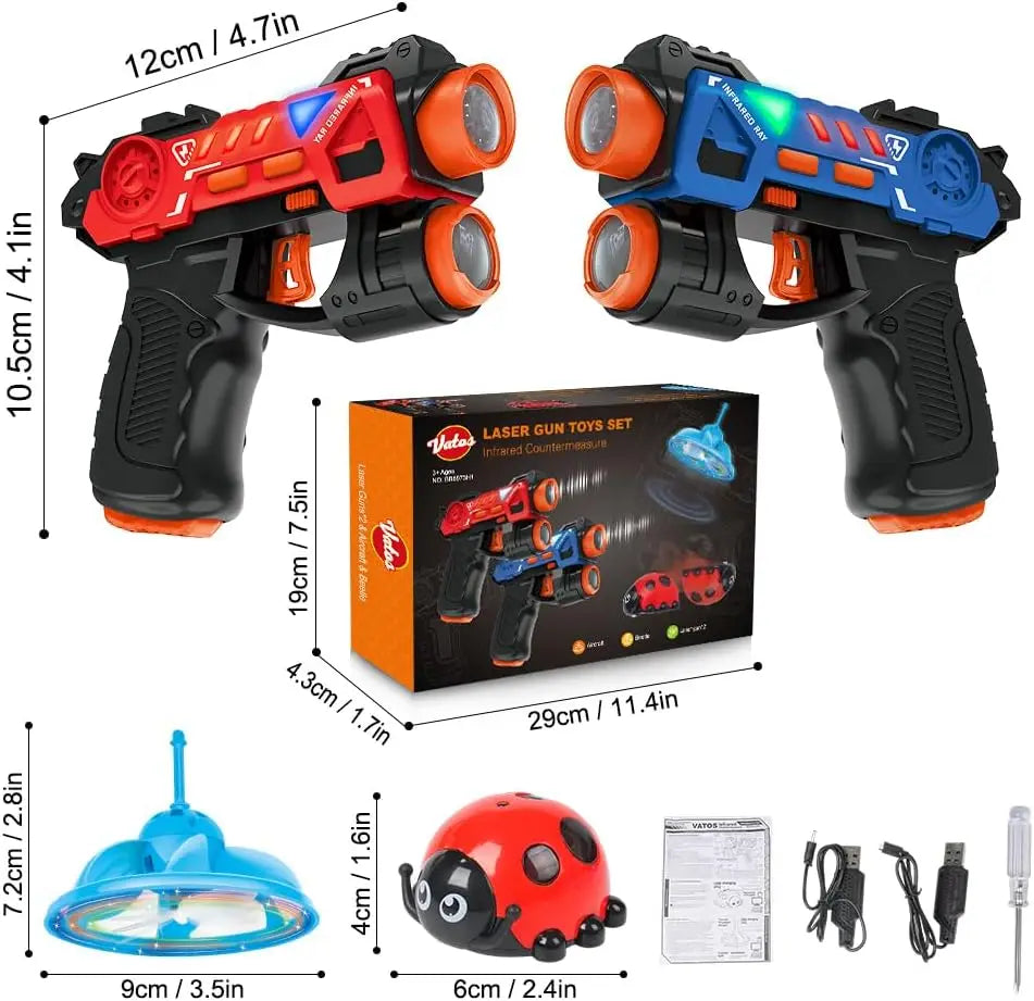Infrared Laser Tag Projector Duck Hunts Shooting Game 2 Players