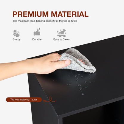 9 Cube Storage Organizer Wooden Shelf Bookcase Open Bookshelf for Living Room and Home Office Display Storage Bookcase