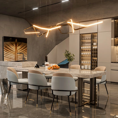 Luxury Set Of 2 Dining Chairs Kitchen Accent Leisure Microfiber Leather Living Room Chairs for Dining,Kitchen,Study Room