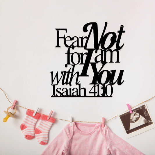 1pc Isaiah 41:10 Metal Bible Verse