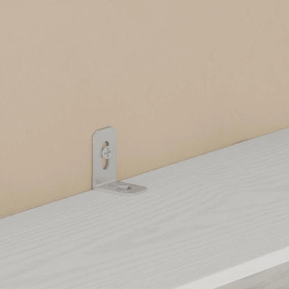 Corner Bookshelf with Baffles, Corner Bookcases 6 Tiers, Shelf Storage Rack for Living Room, Home Office