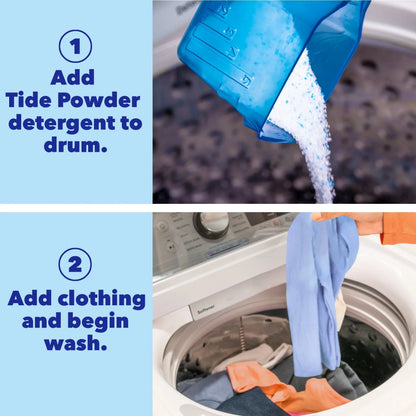 Unscented Powder Laundry Detergent 77oz 68 Loads, Gentle for Sensitive Skin, Deep Clean for All Machines