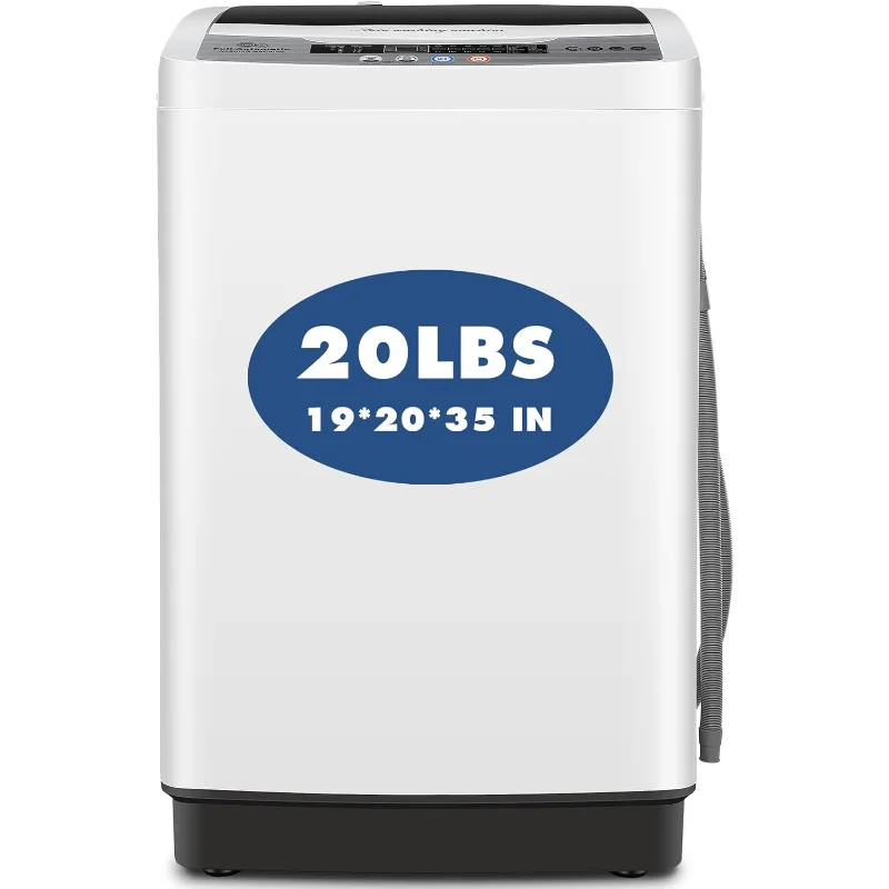 Portable Washing Machine 20Lbs Capacity 2.8 Cu. ft. Portable Washer and Dryer Combo with 10 Programs and 8 Water Level