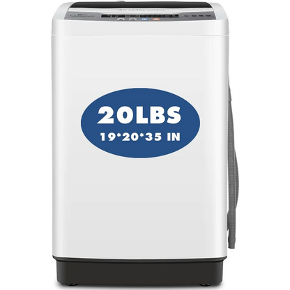 Portable Washing Machine 20Lbs Capacity 2.8 Cu. ft. Portable Washer and Dryer Combo with 10 Programs and 8 Water Level