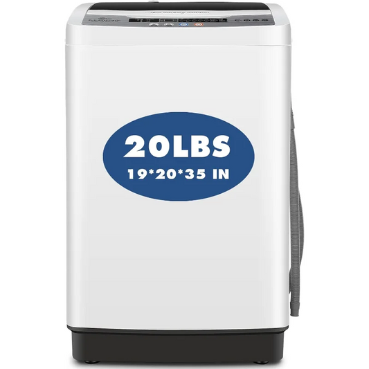 Portable Washing Machine 20Lbs Capacity 2.8 Cu. ft. Portable Washer and Dryer Combo with 10 Programs and 8 Water Level