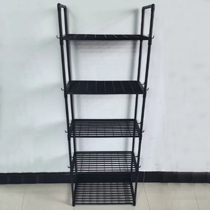 5 Tier Storage Shelves Heavy Duty Shelving Unit 66 Lbs Capacity Standing Shelf for Kitchen Pantry Closet Bathroom Laundry Garage