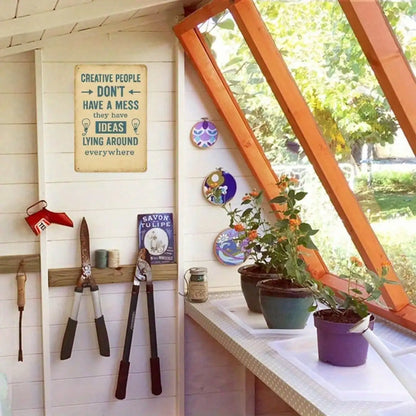 1PC Tin Sign Creative People Quote - Office/Studio Decor, Motivational Wall Art, 8x12 Inches/20x30 Cm