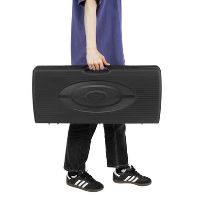 2in1 2-Burner Portable Camping Stove, Butane Camping Stove Kit w/Baking Pan and Carrying Case, Auto Ignition Camping Burner LPG