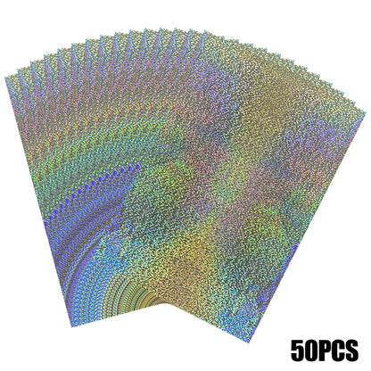 50pcs/pack 20x29cm Toner Hot Stamping Foil Paper A4 Toner Reactive Foil Foil By Laser Printer and Laminator For DIY Crafts Paper