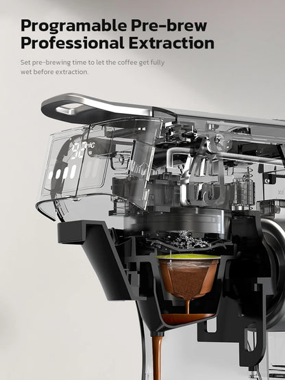 6in1 Capsule Coffee Machine Hot/Cold Multiple Espresso  Cappuccino Coffee Maker