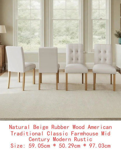 6-Piece Modern Dining Set, Rectangular Kitchen Table with 4 Upholstered Chairs & Bench, Ideal for Dining & Living Room