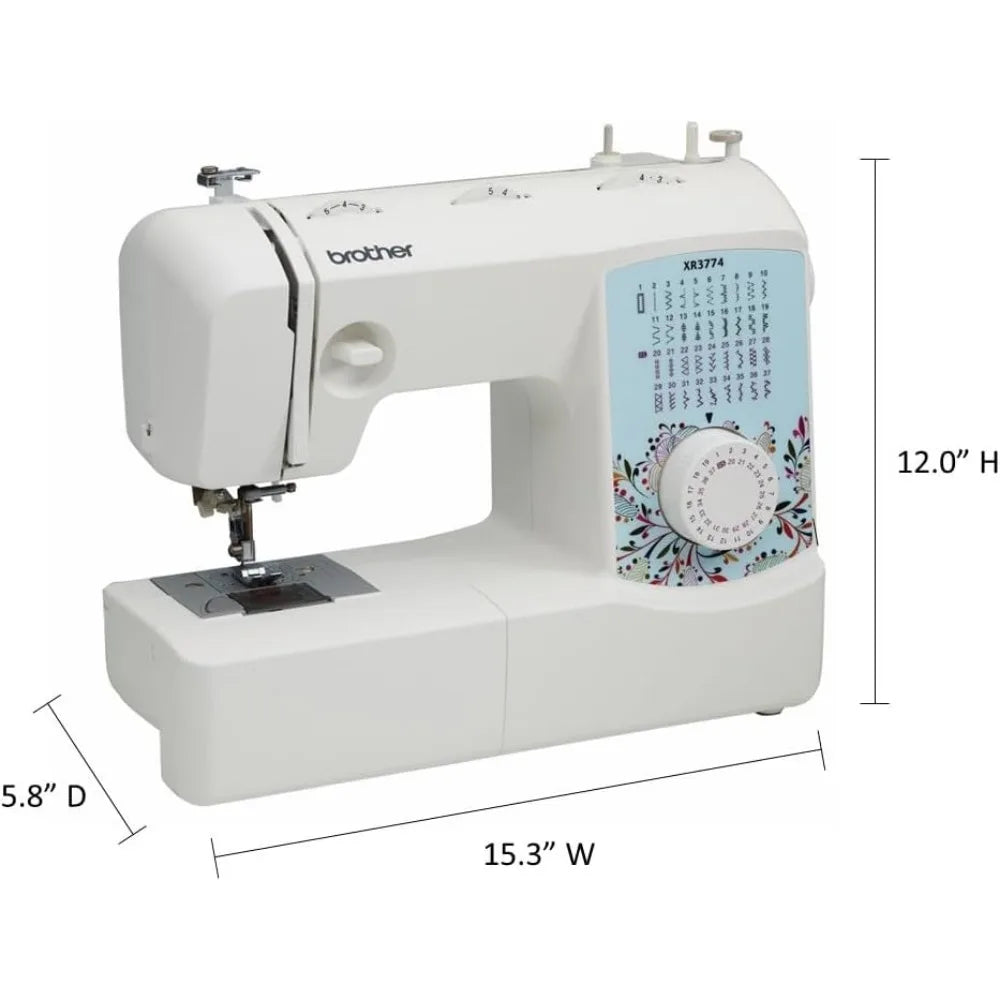 Sewing and Quilting Machine, , 37 Built-in Stitches, Wide Table, 8 Included Sewing Feet