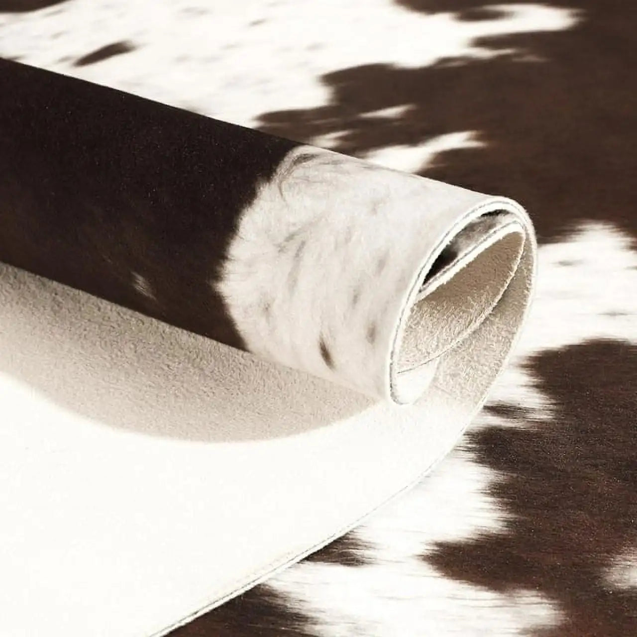 Animal Print Rug faux fur cowhide