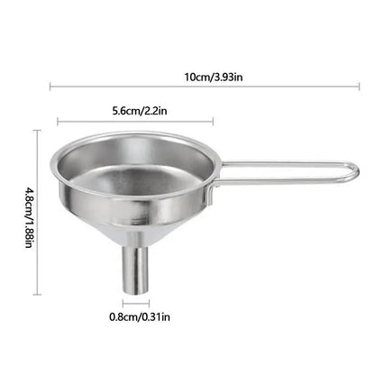 Mini Funnel Stainless Steel Wine Funnel Small Mouth Fill Hip Flask