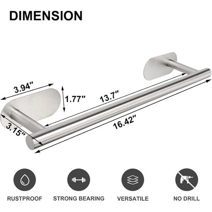 Self Adhesive Bathroom Towel Bar