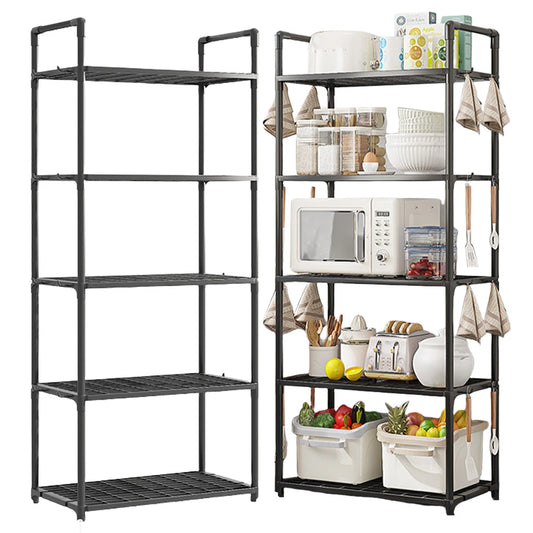 5 Tier Storage Shelves Heavy Duty Shelving Unit 66 Lbs Capacity Standing Shelf for Kitchen Pantry Closet Bathroom Laundry Garage