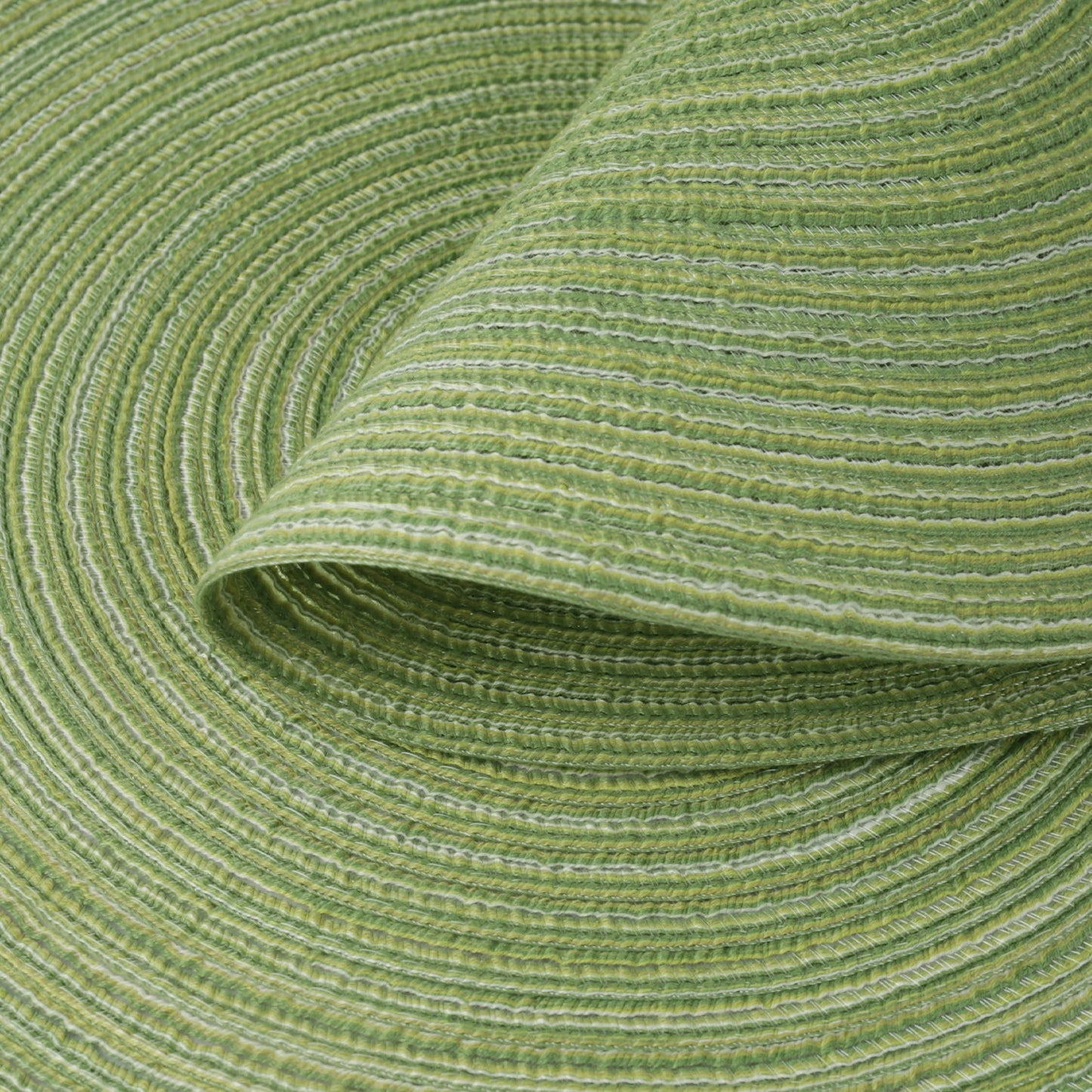 Round Braided Set of 6 Washable Round Placemats for Christmas Kitchen Wedding Dining Table 34cm Woven Heat Resistant Place Mats