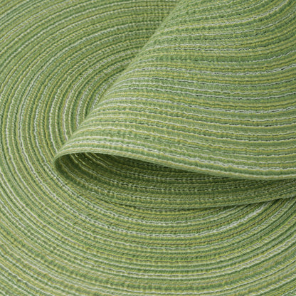 Round Braided Set of 6 Washable Round Placemats for Christmas Kitchen Wedding Dining Table 34cm Woven Heat Resistant Place Mats