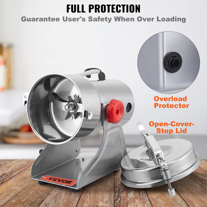150-2500g Electric Grain Mill Grinder