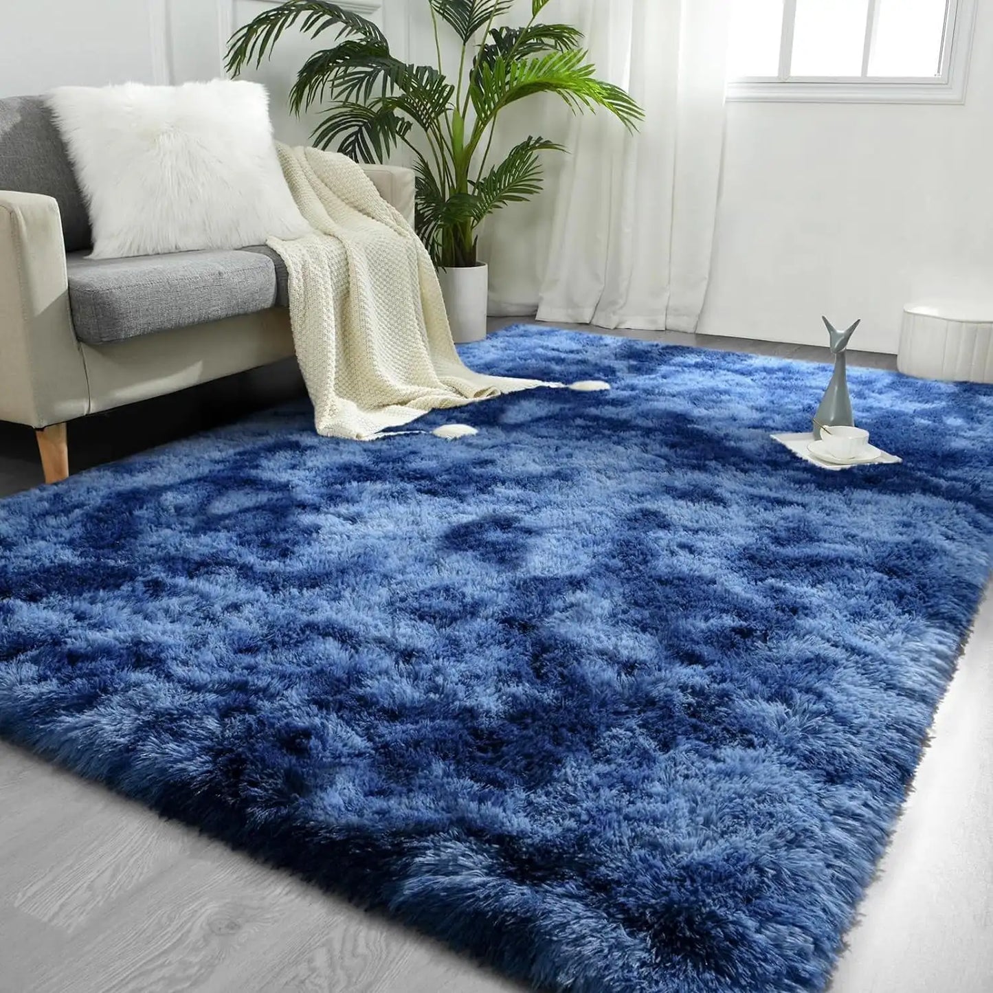 Super Soft Plush Tie Dye Velvet  For Living Room Bedroom Kids Room