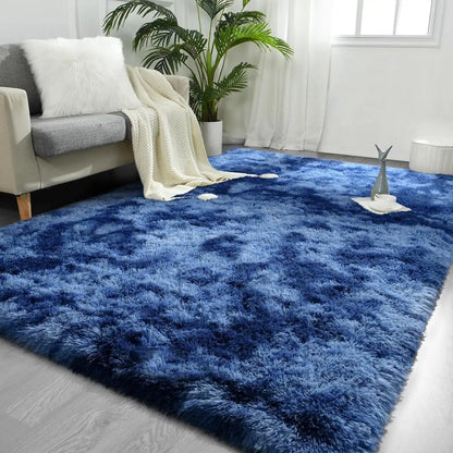 Super Soft Plush Tie Dye Velvet  For Living Room Bedroom Kids Room