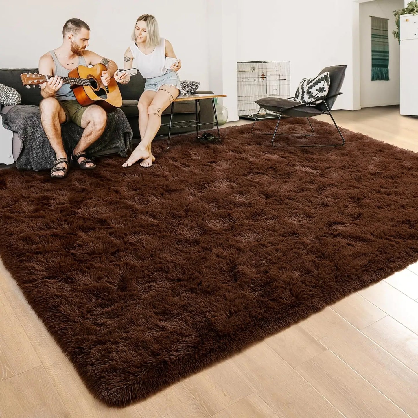 Fluffy  Area Rugs for Living Room Soft Kids Carpet Non Slip
