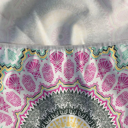 3pcs Picnic Table Covers With Elastic Tablecloth For Outdoor Parties And Camping