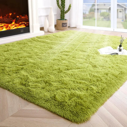 Fluffy Rugs for Bedroom Fuzzy Area Rugs for Living Room Soft Kids Carpet Non Slip Rugs for Hardwood Floors Room Decor