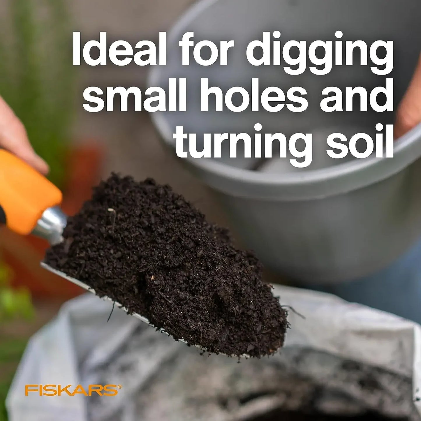 Heavy Duty Garden Trowel with Hole - Digging Planting Hand Tool for Gardeners