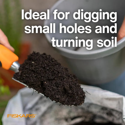 Heavy Duty Garden Trowel with Hole - Digging Planting Hand Tool for Gardeners