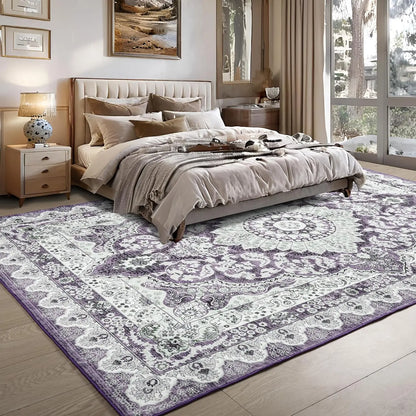 Non-Slip Low Pile Area Rugs ,Machine Washable