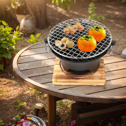 Cast iron oven, fireplace, charcoal and alcohol stove, Korean Japanese style barbecue, family garden, outdoor camping