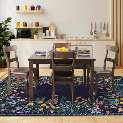 Washable Floral Rug ,Soft ,Non Slip