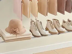 Clothes Drying Rack Heavy-Duty Laundry Drying Rack 45.7-63.4 Inches Extendable Foldable Freestanding Airer Stainless Steel for I