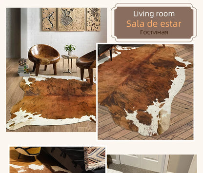 Animal Print Rug faux fur cowhide