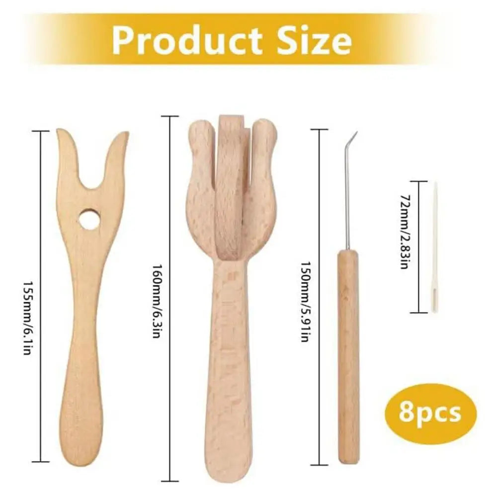 4Pcs Braided Tools For DIY Knitting Crafts