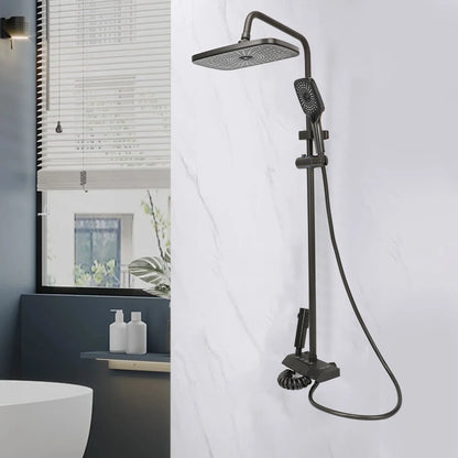 Bathroom Shower  Set Easy To Install Easy To Adjust NPT 1/2 3 Mode Push Button Rainfall Handheld Shower Combo for Bathroom