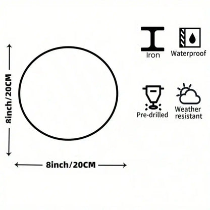 1pc 8x8" Humorous Quote Metal Sign,Home/Garage/Bar Decor,Xmas/Halloween Gift,Wall Sculpture