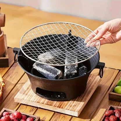 Cast iron oven, fireplace, charcoal and alcohol stove, Korean Japanese style barbecue, family garden, outdoor camping