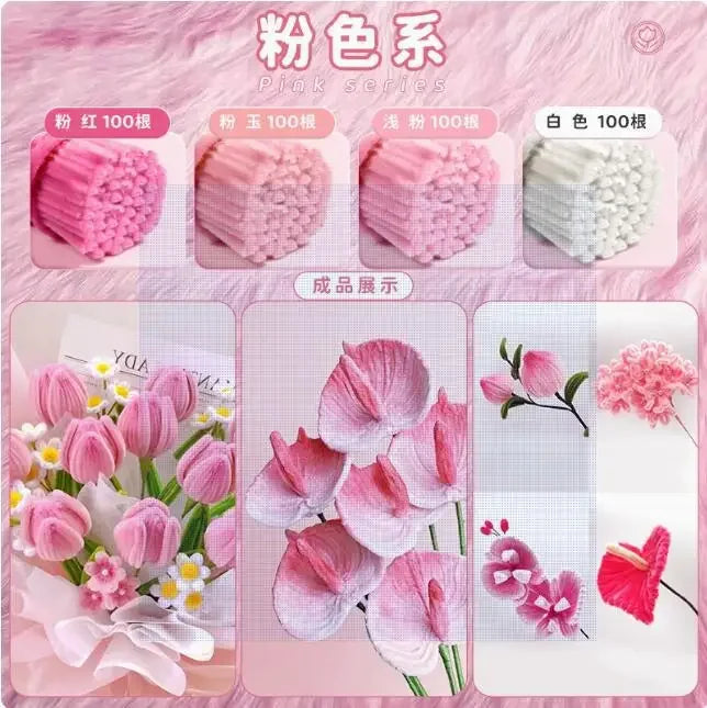 Pipe Cleaners Bulk Chenille Stems 30cm