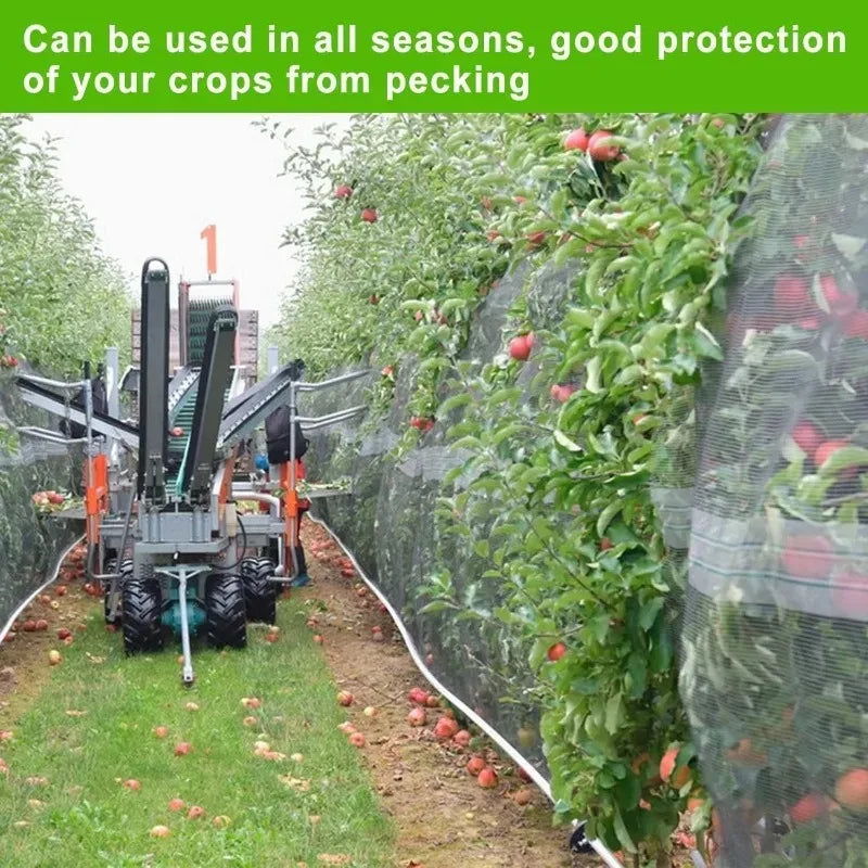 Bird Net 5 x 15 m Bird Net Hunting Nets Bird Nets Nylon Mesh for Protection of Orchards Vegetables Gardens Chicken Coops (Black)