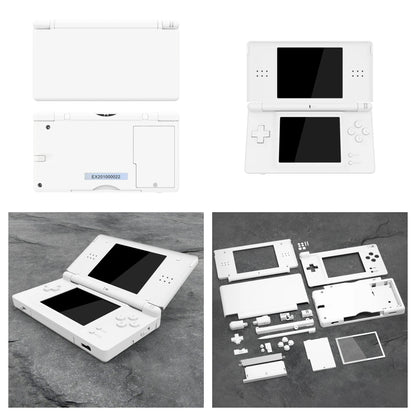 eXtremeRate Replacement Full Housing Shell for Nintendo DS Lite, Case Cover with Buttons, Screen Lens for NDSL - Single Series