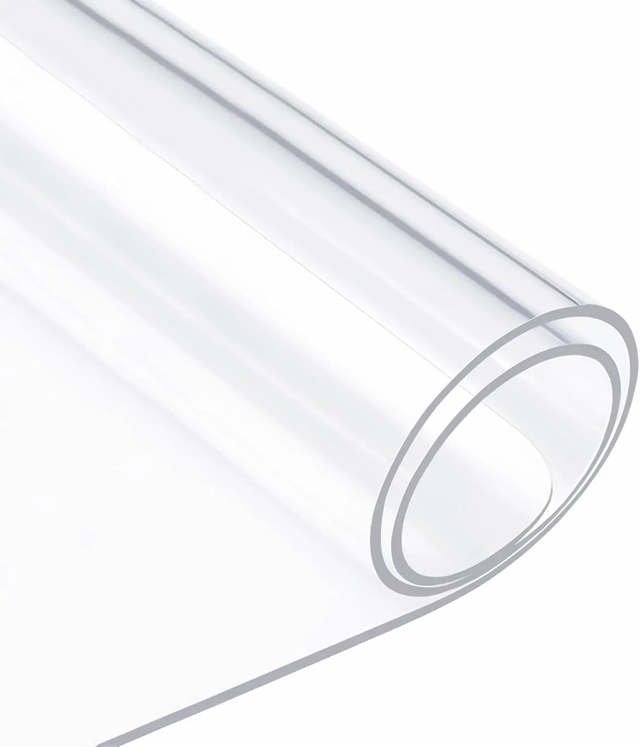 1.5mm Thick 24 x 48 Clear Vinyl Blotter Mat Table Protector, Plastic , Wipeable Easy Clean