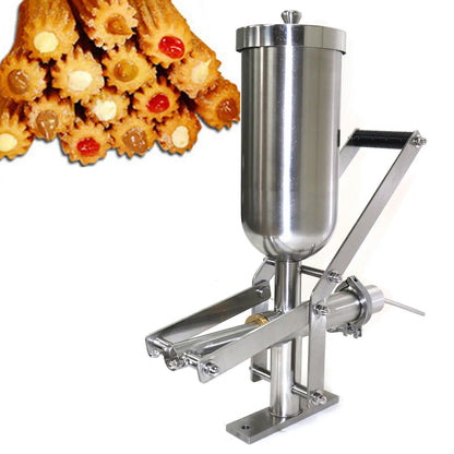5L Manual Churrera Latin Fruit Donut Filler Churros Filling Machine Waffle Maker Stainless Steel Commercial Home Use