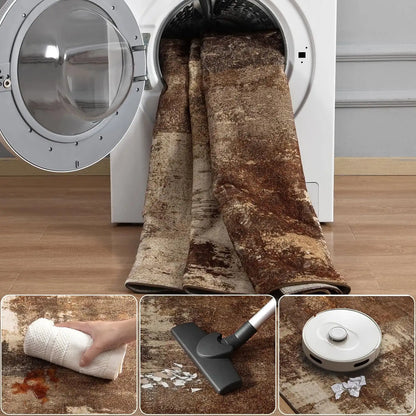 Vintage Area Rugs , Machine Washable