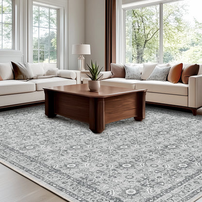 7/10/12ft Large Living Room Carpet Light Luxury High-end Persian Bedroom Bedside Rug
