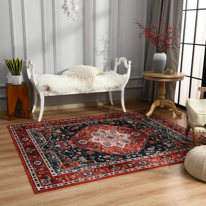 Vintage Bohemian Area Rug for Living Room, Bedroom