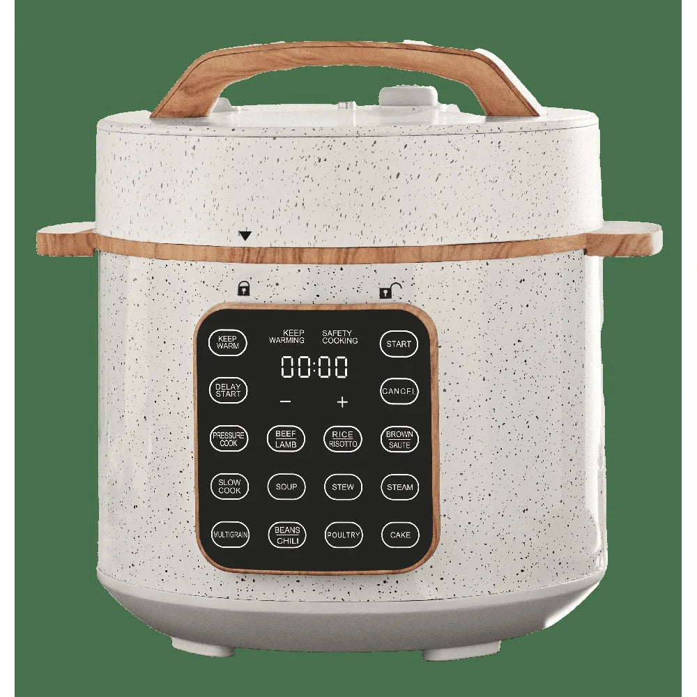 Speckle Pressure Cooker 6 Quart Touch Control 7 in 1 Kitchen Appliance