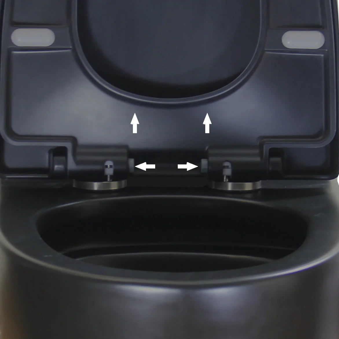 Matte Black Elongated One Piece Toilet Dual Flush 1.1/1.6 GPF Water Saving Map 1000g,Matte Black